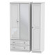 Snowdon 3 Door 2 Drawer Mirrored Wardrobe
